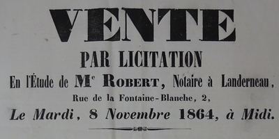 La métairie de Merienen à Ploudaniel