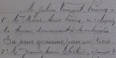 Les cinq héritières